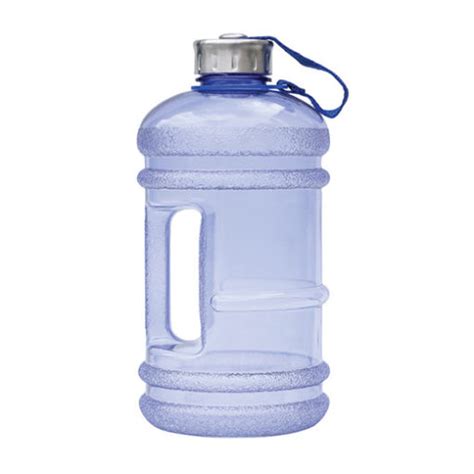 2 Liter Screw Top Polycarbonate Bottle Blue Dot Water