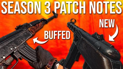 Season 3 Patch Notes Warzone In Depth Youtube