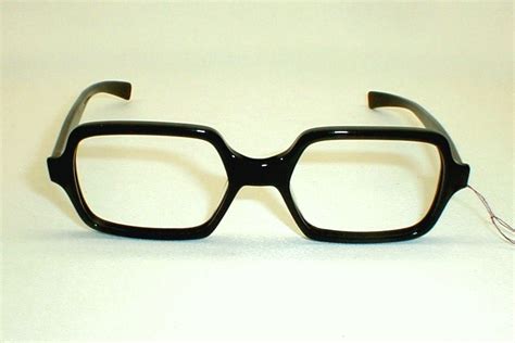 vintage mens eyeglasses frames black 50s 60s mitch