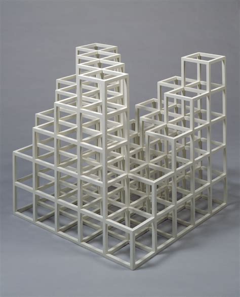 Sol Lewitt Cube Structure Based On Five Modules 75 197177 Sol