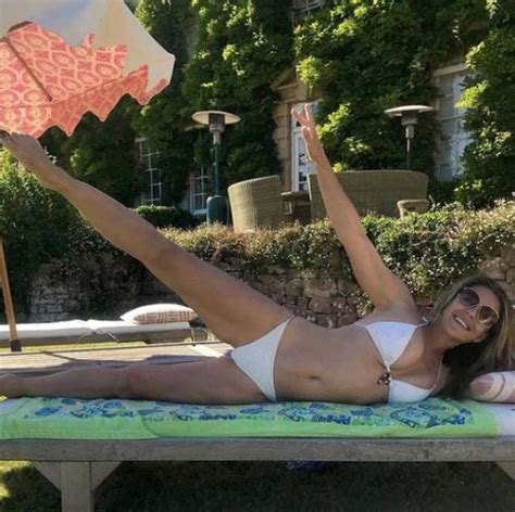 Elizabeth Hurley 54 Celebrates Surviving Lockdown With Bikini Photo