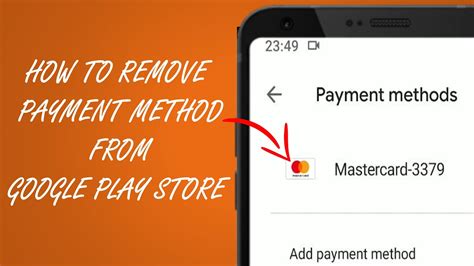 Check spelling or type a new query. How to remove payment method credit card info from Android Google play store - YouTube
