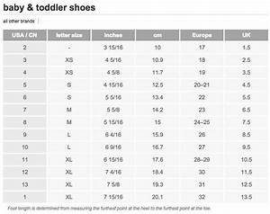 Baby Toddler Shoe Size Chart From Target Toddler Shoe Size Chart