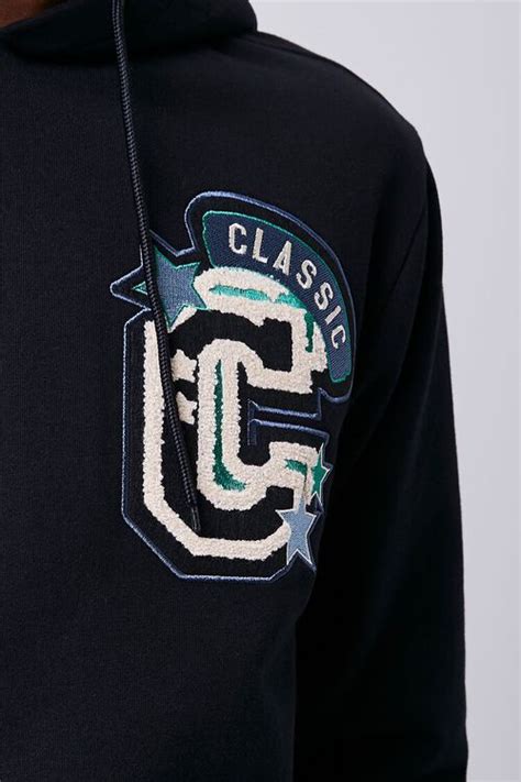 Classic Chenille Patch Graphic Hoodie