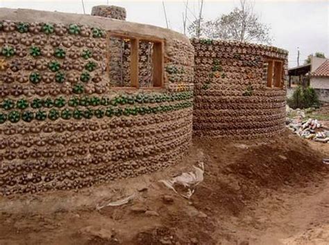 Man Builds An Amazing House With Recycled Plastic Bottles
