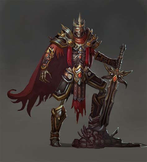 Skeleton Warrior Concept Art Knights Fable Fantasy Characters