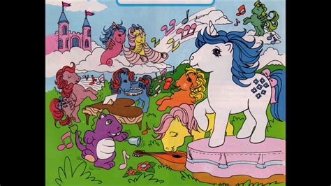 G1 My Little Pony Comic Issue Five Merry Music Youtube