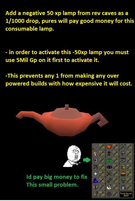 That's enough experience to get you to level 35 starting from level 1! Osrs Quest Xp Lamps - Recipe For Disaster Old School ...
