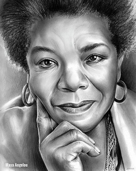 Maya Angelou Sketch By Greg Joens Maya Angelou Drawing Maya