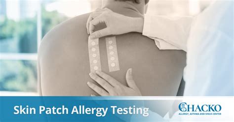 Patch Allergy Testing In Atlanta Area Chacko Allergy