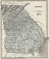 1845 Georgia | Georgia map, Georgia history, Old maps