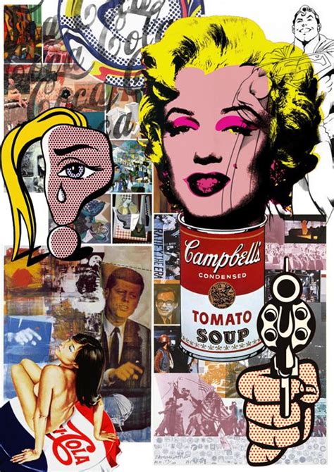 A Pop Art Collage Combining The Work And Style Of Andy Warhol Mel