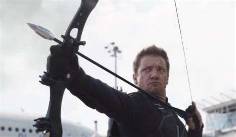 Jeremy Renners New Hawkeye Costume Has More Purple See It