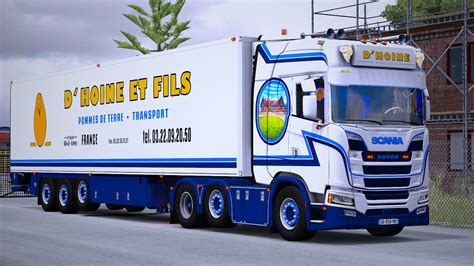 D Hoine Et Fils Scania Next Gen Trailer