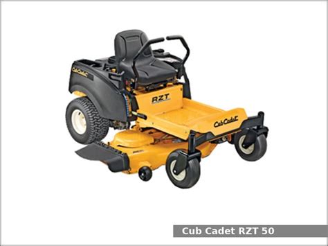 Cub Cadet Rzt 50 Zero Turn Mower Review And Specs Tractor Specs