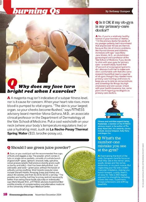 Fitness Tips From Fitness November 2014 Magazine Issue Fitness
