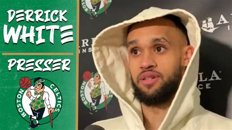 Derrick White Postgame Interview Celtics Vs Knicks Youtube