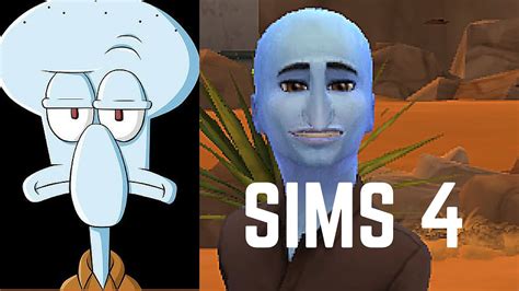 Sims 4 Squidward Tentacles Youtube