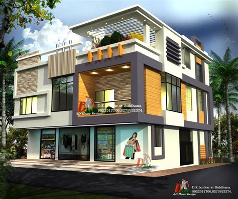 You can create your dream home in minutes with no training, no special skills and no complicated manuals. 3d bungalow with shop by d k 3d home design | Bungalow ...