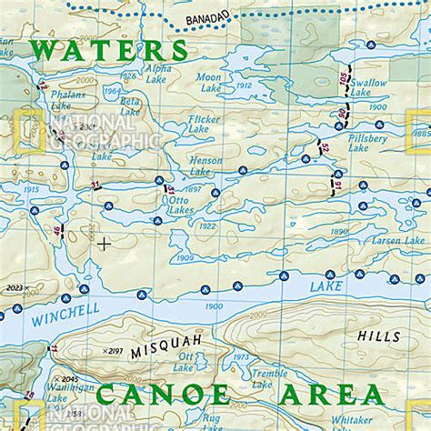 Boundary Waters Canoe Area Wilderness East And West 2 Map Set