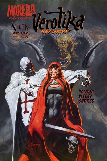 Verotika Returns Danzig Bisley Garres Indie Comics Art Indie Comic Horror Comics