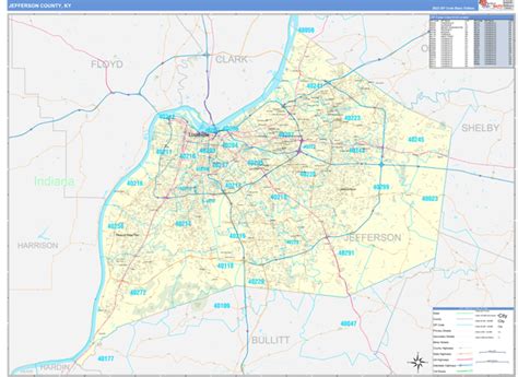 Jefferson County Zip Code Map Map Of The World