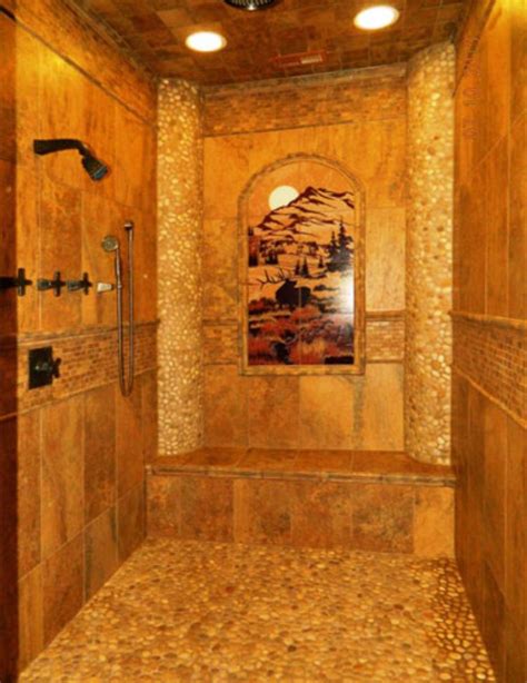 Shower Tile Murals Rustic Bathroom Decor Bathroom Mural