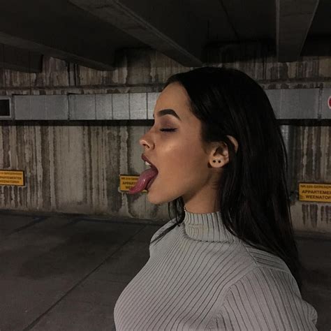 Instagram Photo By Wolfpack • Mar 12 2016 At 4 12pm Utc Long Tongue Girl Girl Tongue