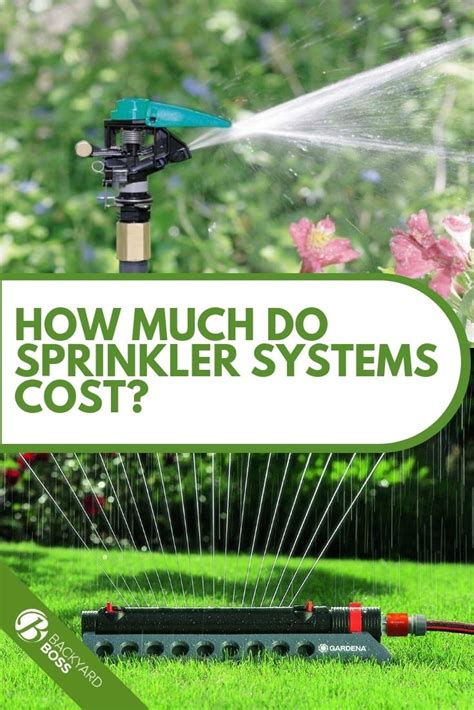 But the price may vary depending on the you can also reduce your expenses by installing or repairing your sprinkler system by yourself. How Much Do Sprinkler Systems Cost? | Sprinkler system cost, Sprinkler system, Sprinkler system diy