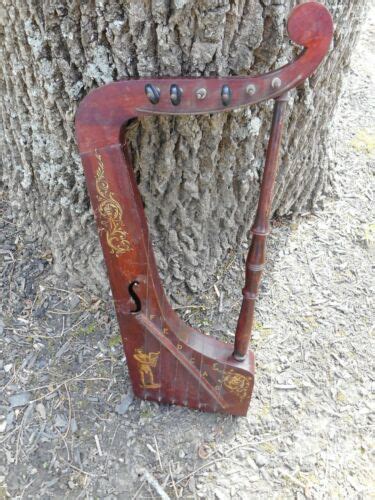 Antique String Harp For Wall Art Antique Price Guide Details Page