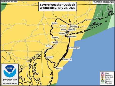 The thunderstorm watch, issued at about 4:30 p.m. Severe thunderstorm alerts issued for N.J., with threat of damaging winds and large hail - nj.com