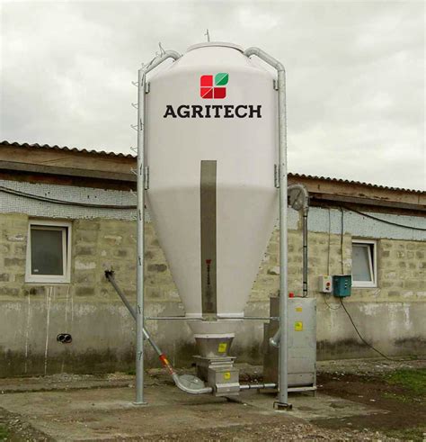 Vertical Fiberglass Silos For Feed And Cereals Mod Siv Agritech