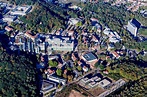 Homburg von oben - Klinikgelände des Krankenhauses Universitätsklinikum ...