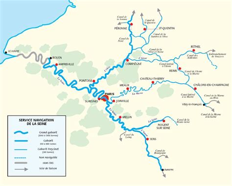 Map Of The Seine River World Map