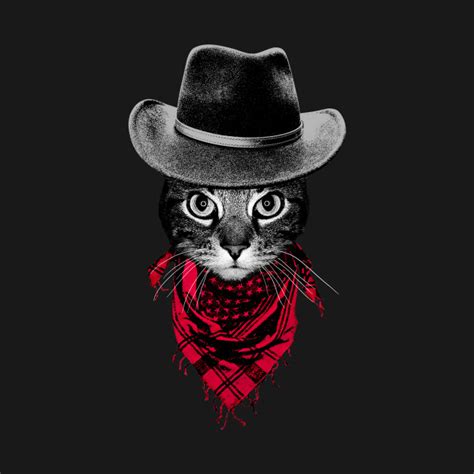 Cowboy Cat Cat T Shirt Teepublic