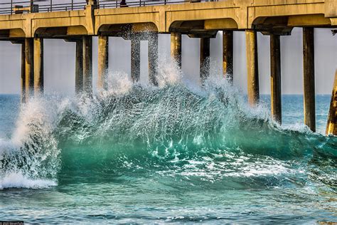 Huntington Beach Wave Splash Photograph By Steven Tully Pixels