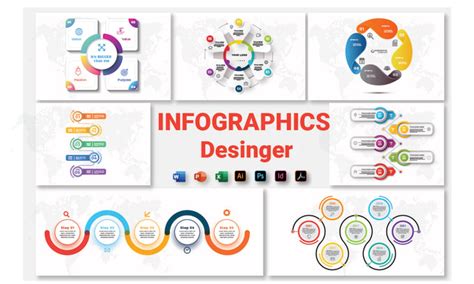 Design Infographics Flowcharts Pie Chart And Diagrams Within 12 Hours