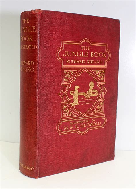 The Jungle Book By Rudyard Kipling Presentation Copy Very Good Cloth