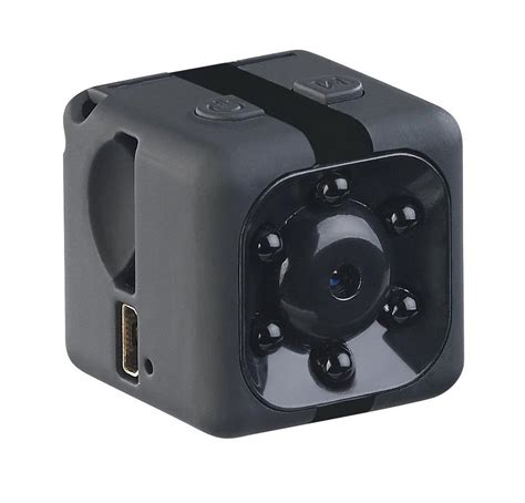 Somikon HD Micro Videokamera DV Cube Webcam HD P Mit Bewegungserkennung Akku