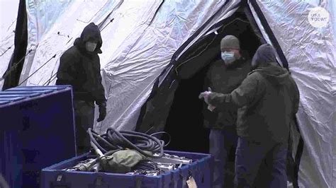 New York Prepares For Coronavirus Deaths With Makeshift Morgue