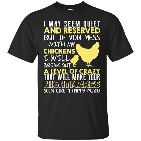 Crazy Funny Chicken Farmer S T Shirt 4738 Pilihax