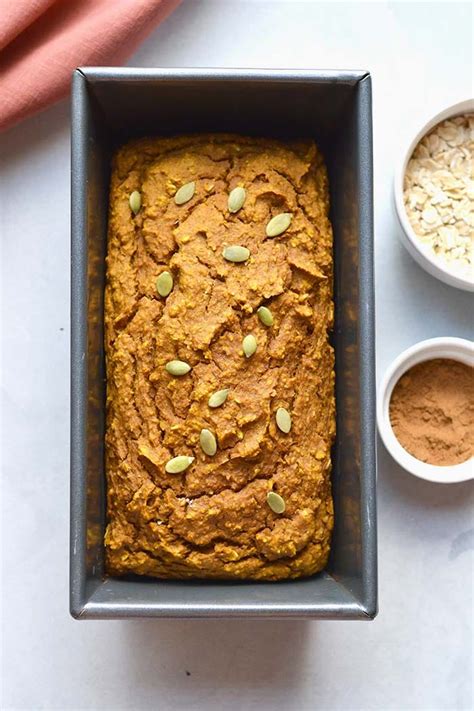 Learn how to make fiber rich oats idli, a healthy breakfast recipe. Healthy Pumpkin Oat Bread {GF, Low Calorie} - Skinny Fitalicious®