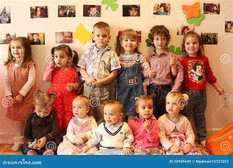 Kids In Kindergarten Editorial Stock Image Image Of Child 30909449