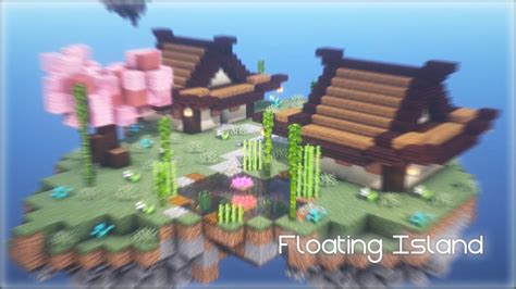 Floating Island Minecraft Timelapse Youtube