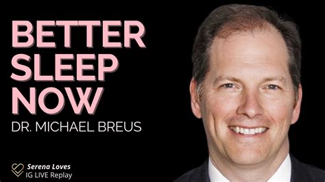 Better Sleep With Sleep Expert Dr Michael Breus Youtube