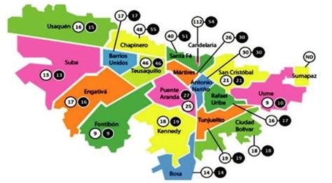 Tenemos para ti videos, imágenes y una amplia cobertura e información actualizada. Mapa De Bogota Colombia Por Localidades