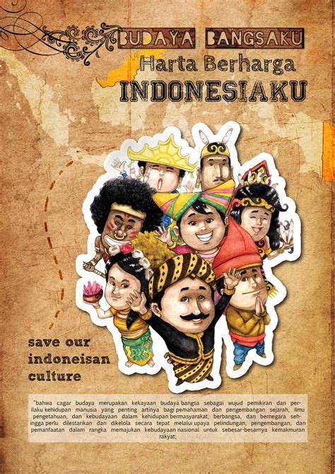 Trend Masa Kini Contoh Gambar Poster Budaya Nusantara
