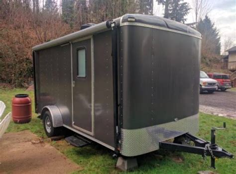 2009 7x14 Continental Enclosed Cargo Trailer And Camper 6250