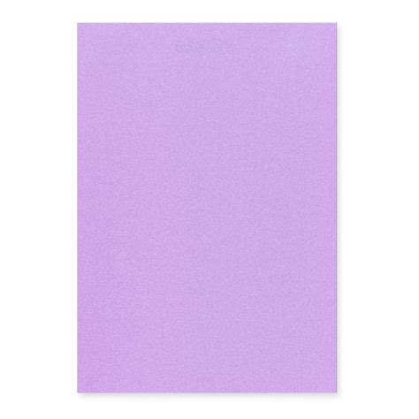 A4 Pearlescent Light Purple Paper Pack Of 10 Sheets