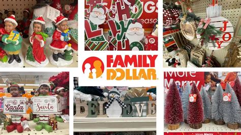 FAMILY DOLLAR* CHRISTMAS DECOR 2022/ HOLIDAY EDITION - YouTube